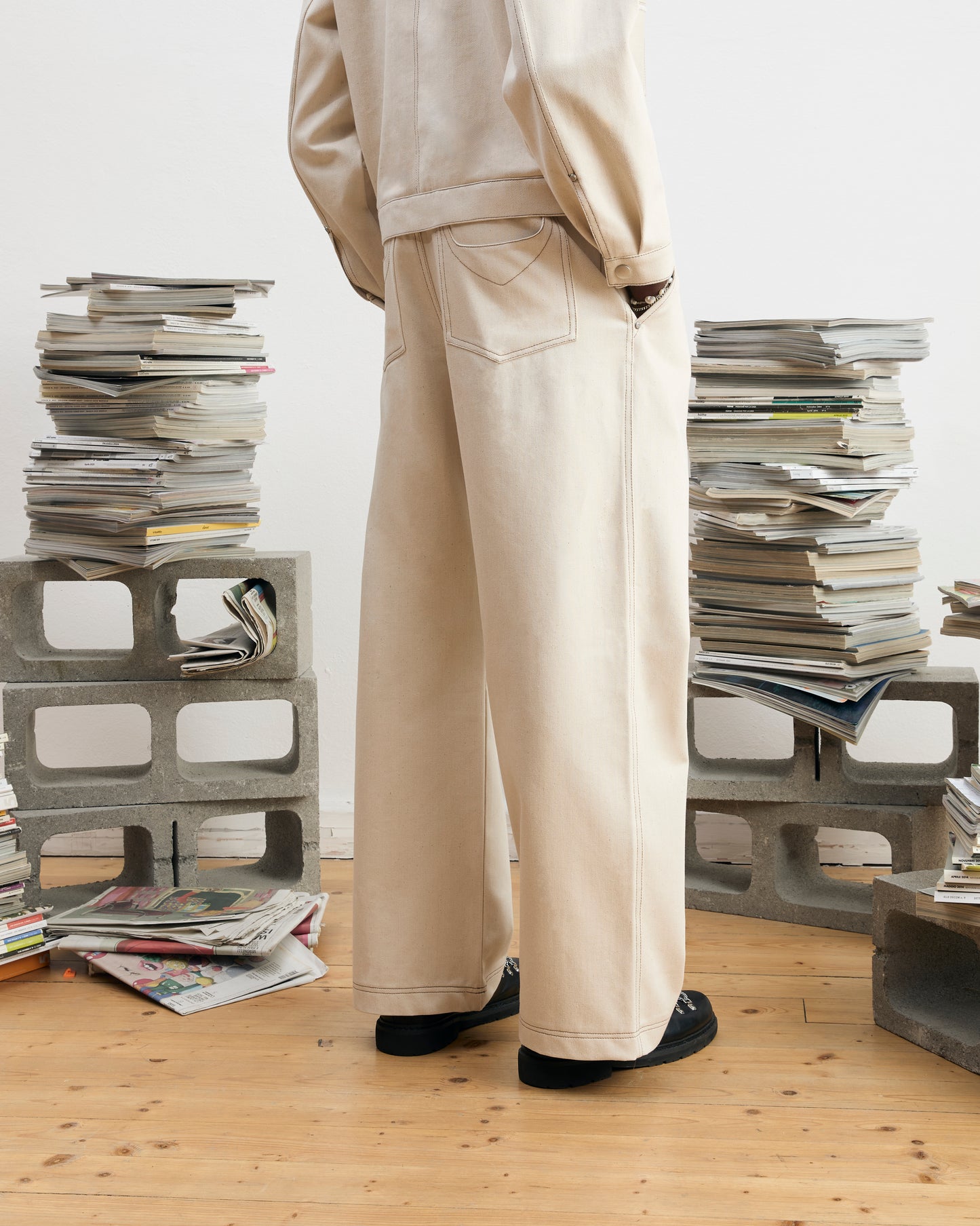 TYPE 001 NATURAL DENIM PANTS