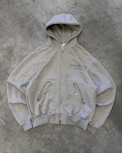 Type 02 - Double Zip Hoodie - Gray