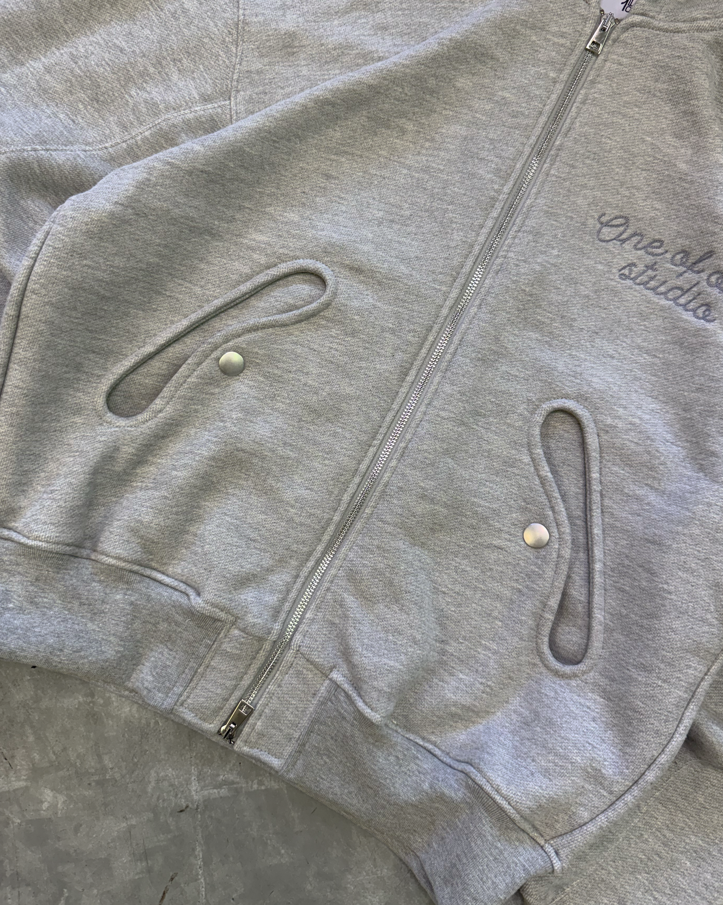 Type 02 - Double Zip Hoodie - Gray