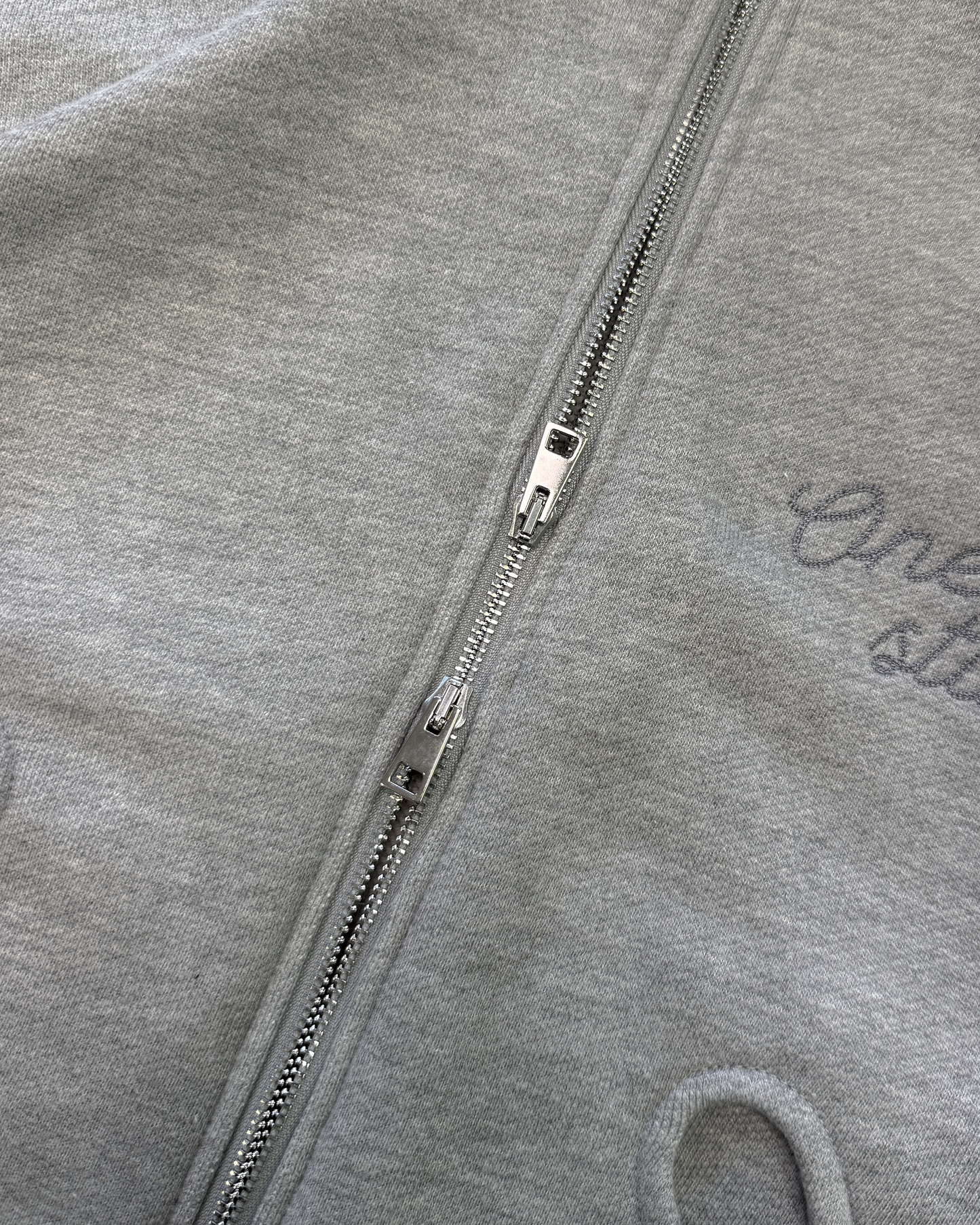 Type 02 - Double Zip Hoodie - Gray