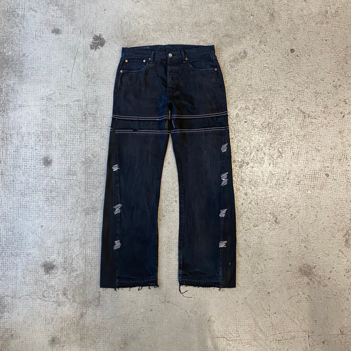 501 LEVI'S EXAGGERATED MIDNIGHT BLACK