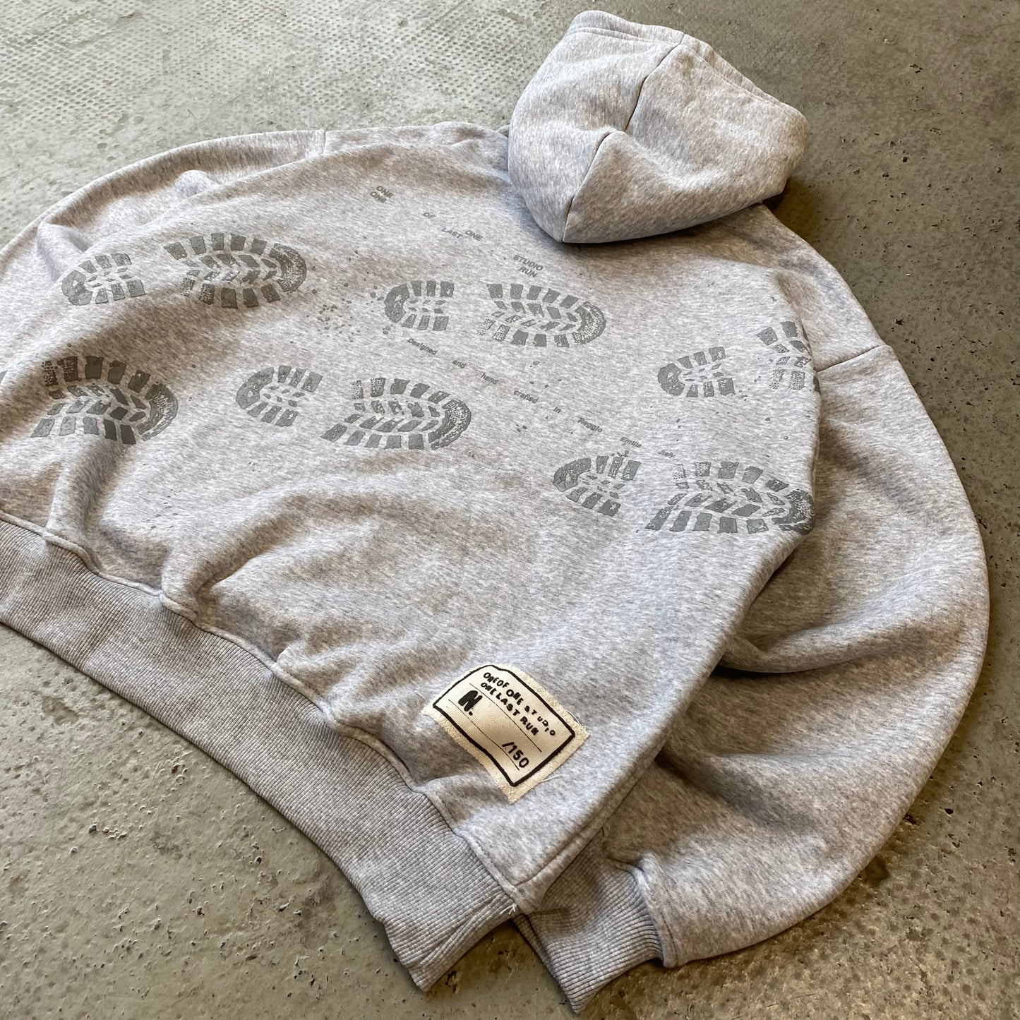 WALK OVER - HOODIE MELANGE GREY