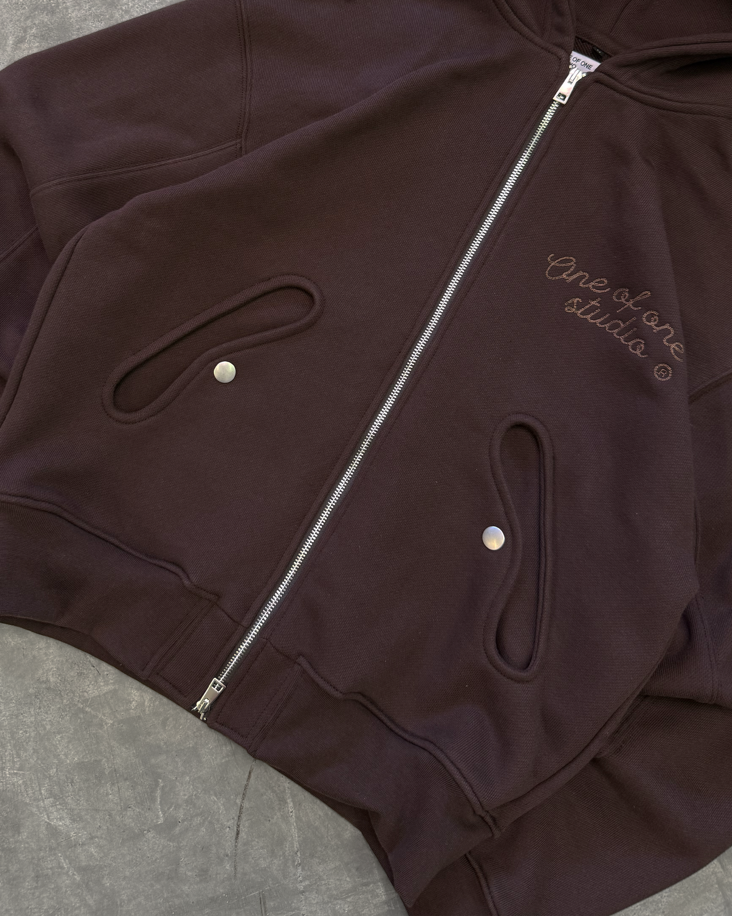 Type 02 - Double Zip Hoodie - Brown