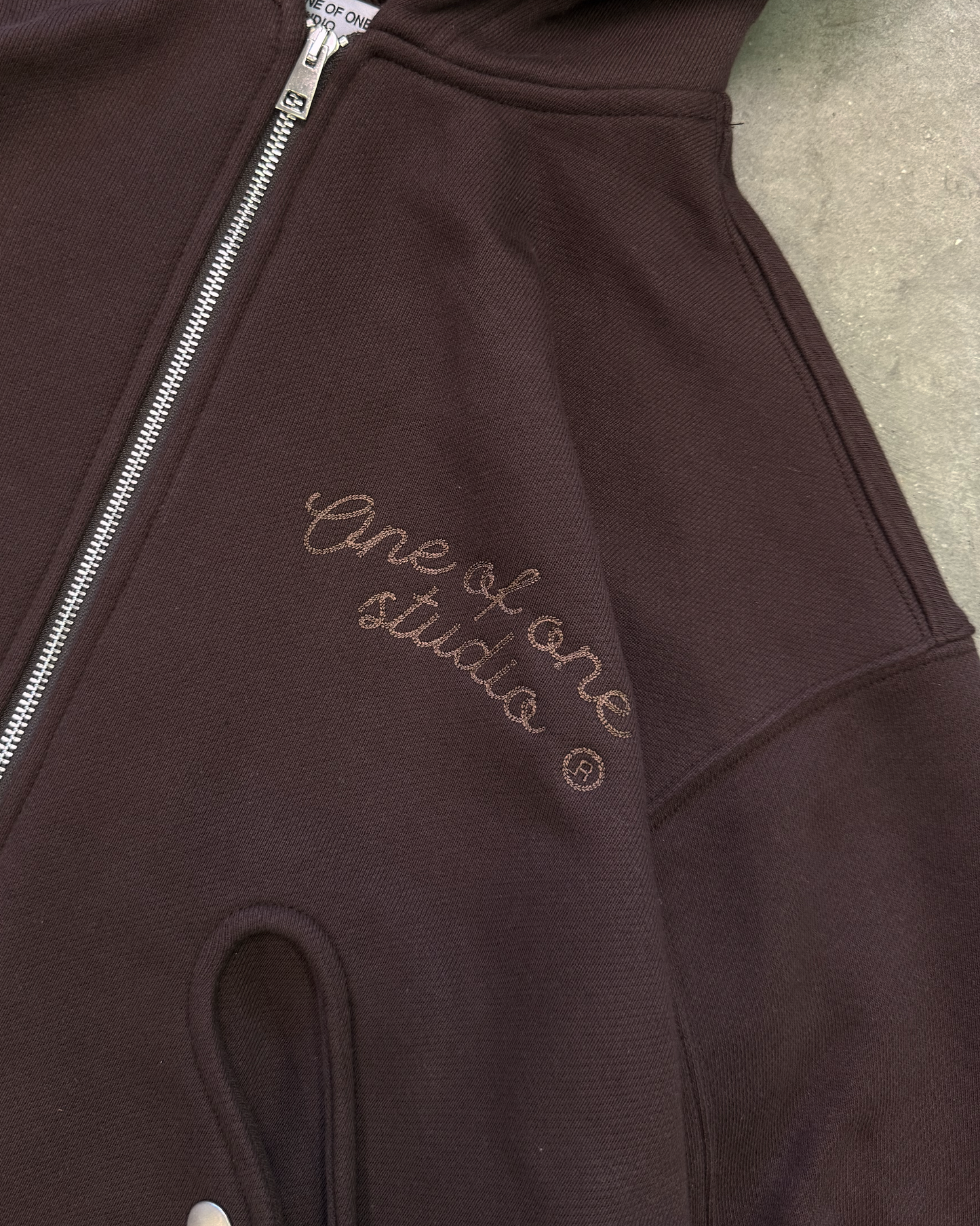 Type 02 - Double Zip Hoodie - Brown