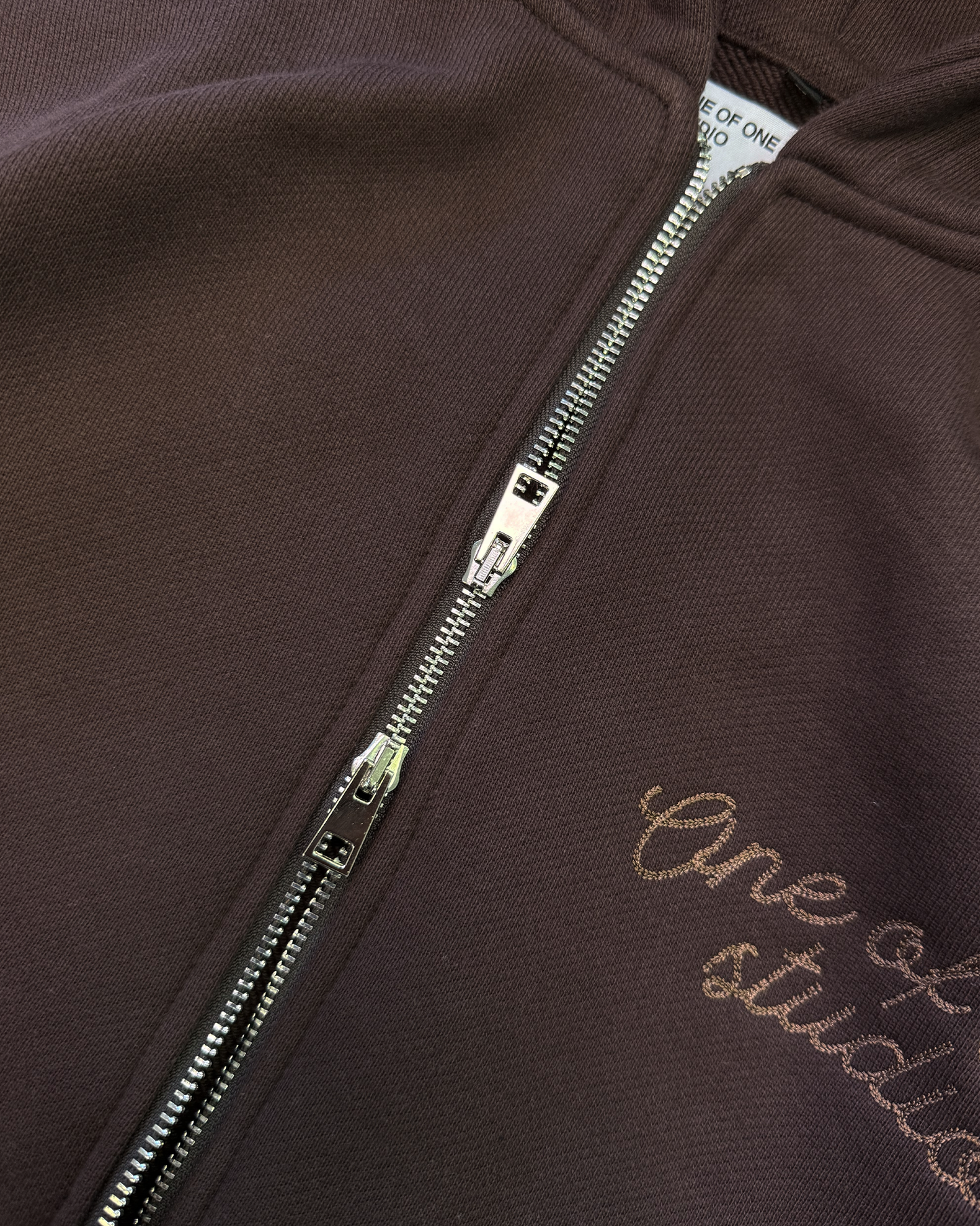 Type 02 - Double Zip Hoodie - Brown