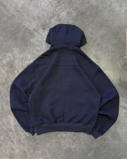 Type 02 - Double Zip Hoodie - Navy
