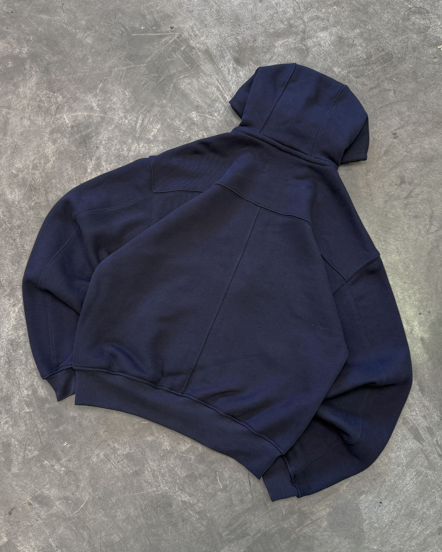 Type 02 - Double Zip Hoodie - Navy