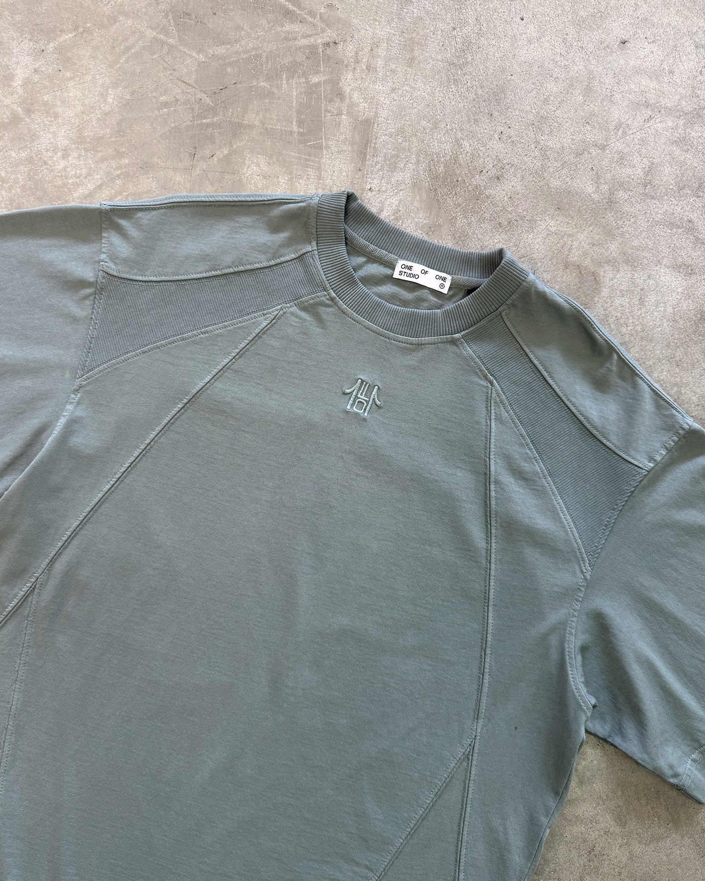 MOTORSPORT TEE - STONE BLUE