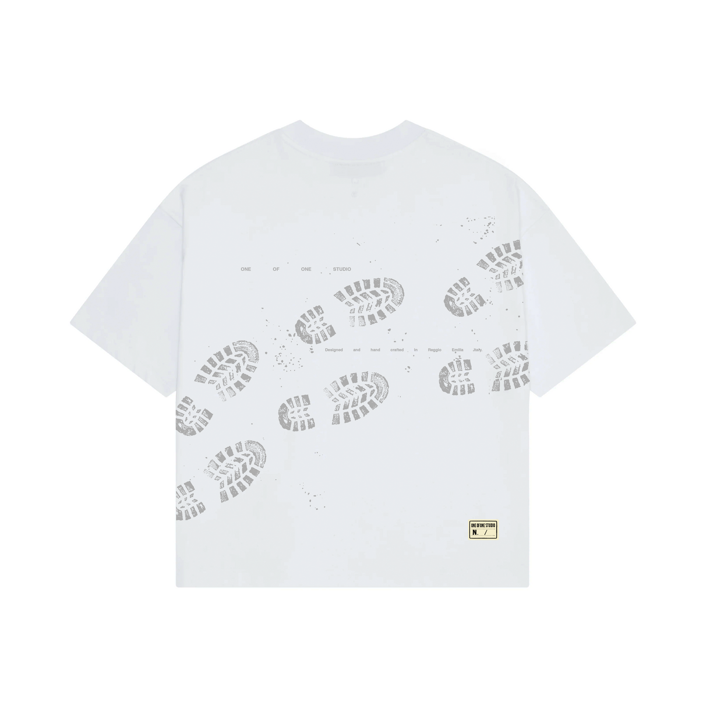 STEPPERS TEE - white