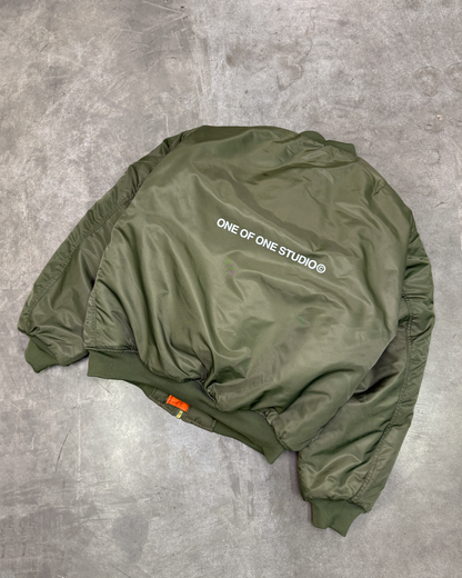 FIGHTER BOMBER MA-1 - ARMY GREEN