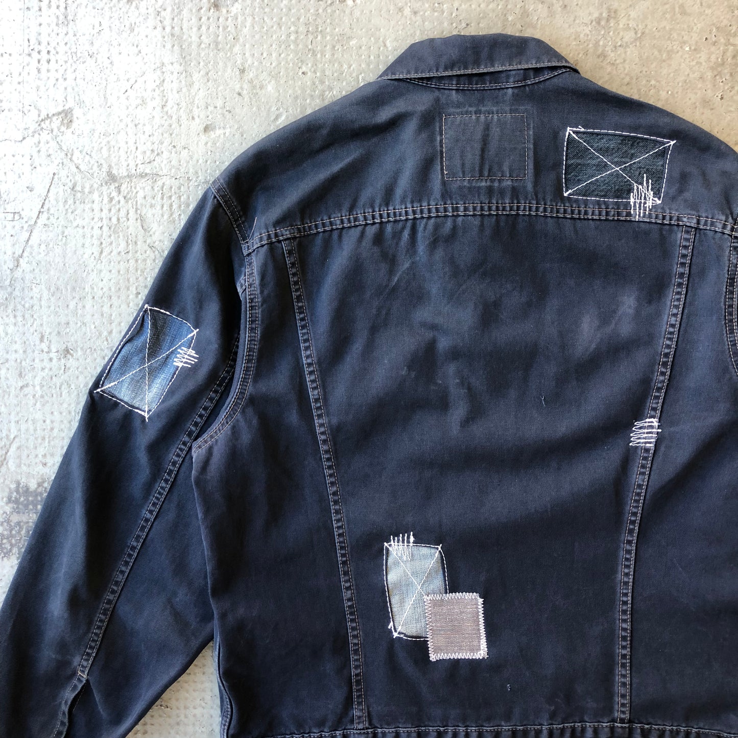 LEVI'S PATCH JACKET WORK BLUE