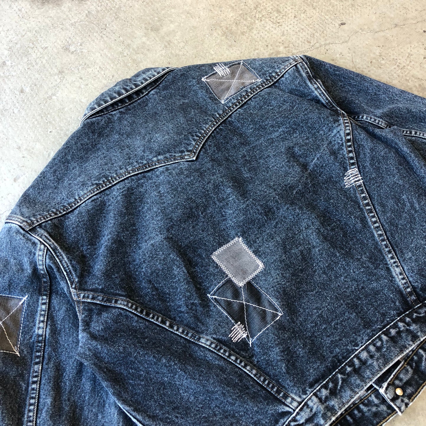 LEVI'S PATCH JACKET DIRTY BLUE