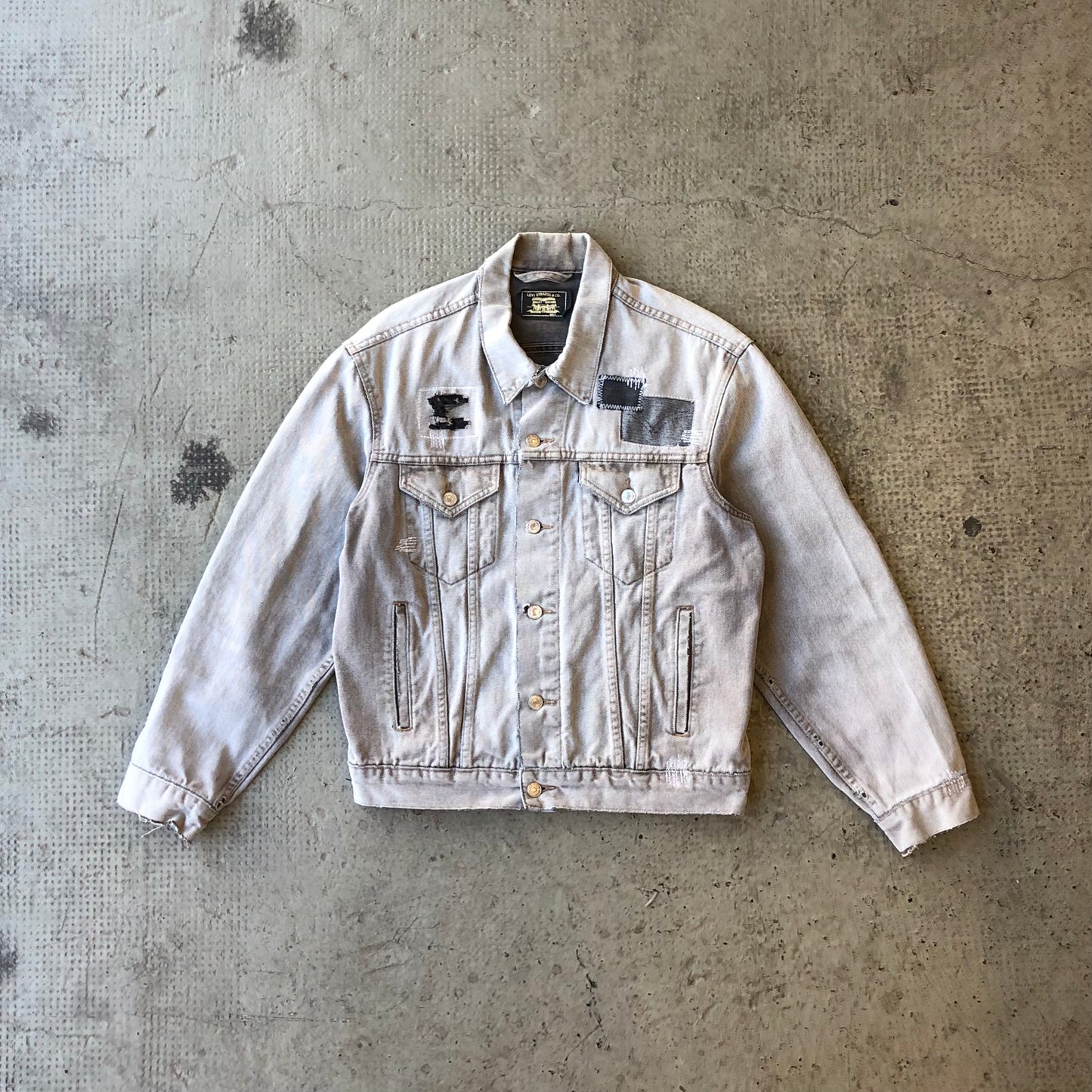 LEVI'S PATCH JACKET LIGHT GREY