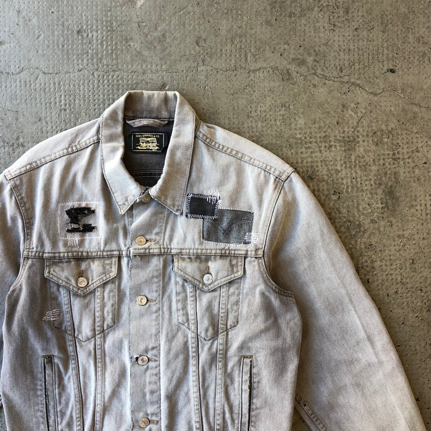 LEVI'S PATCH JACKET LIGHT GREY