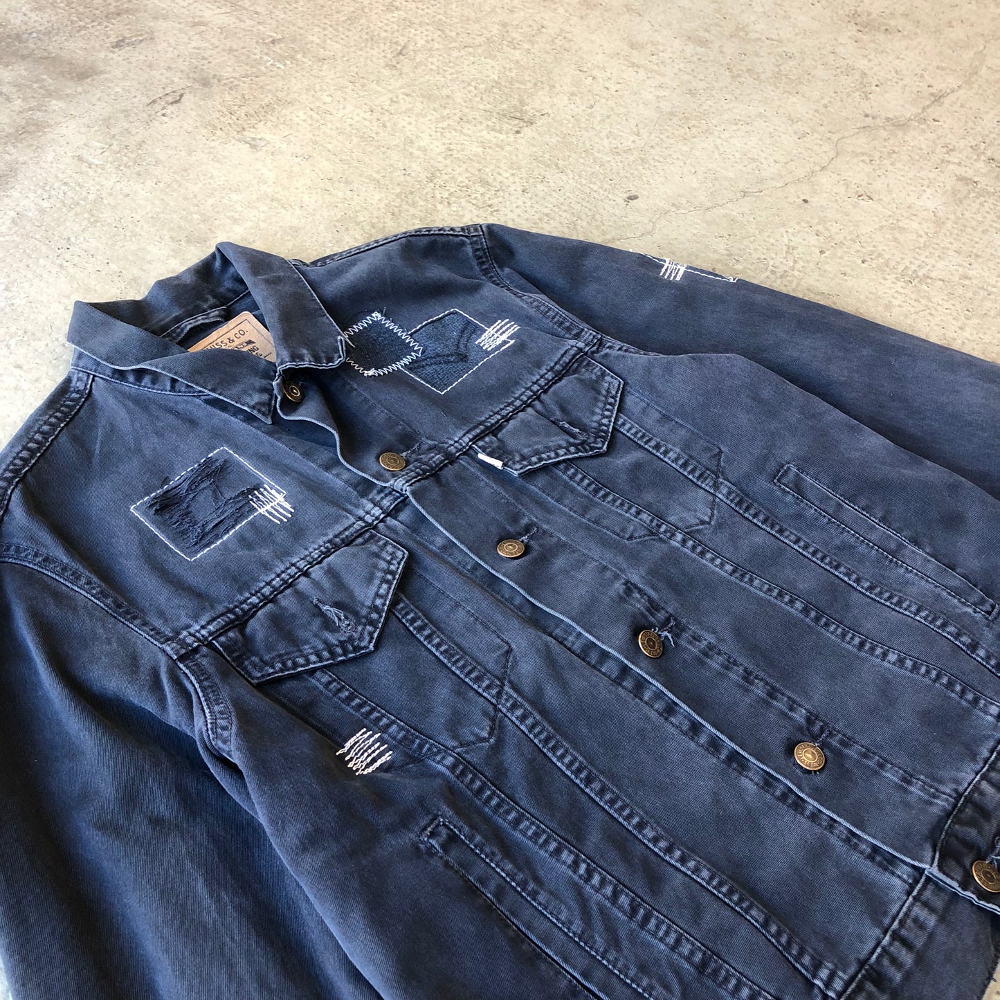 LEVI'S PATCH JACKET DARK BLUE