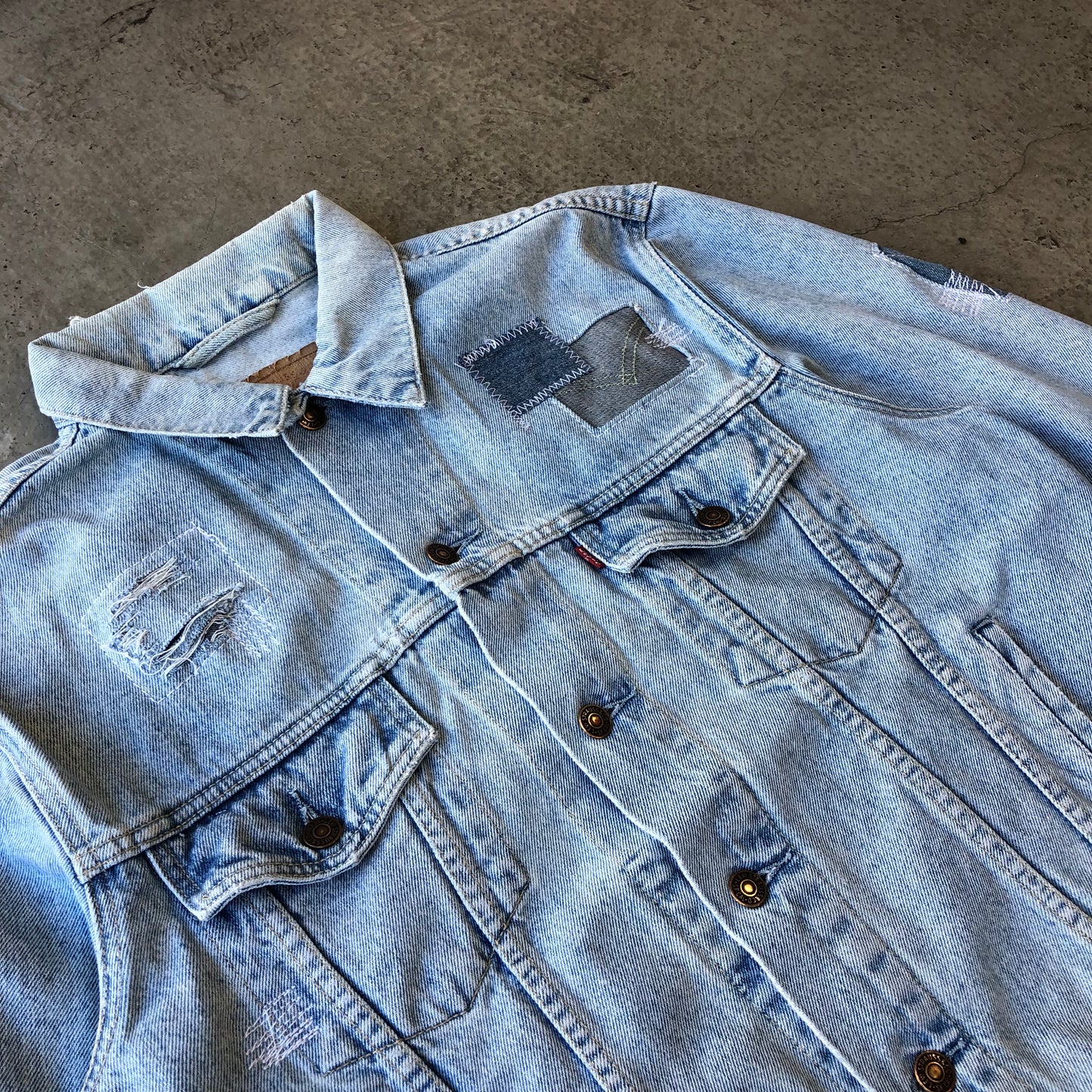 LEVI'S PATCH JACKET WATER BLUE