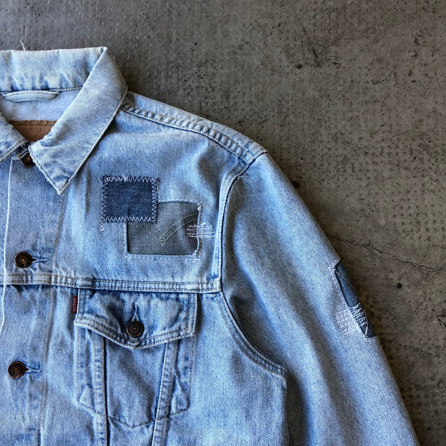 LEVI'S PATCH JACKET WATER BLUE