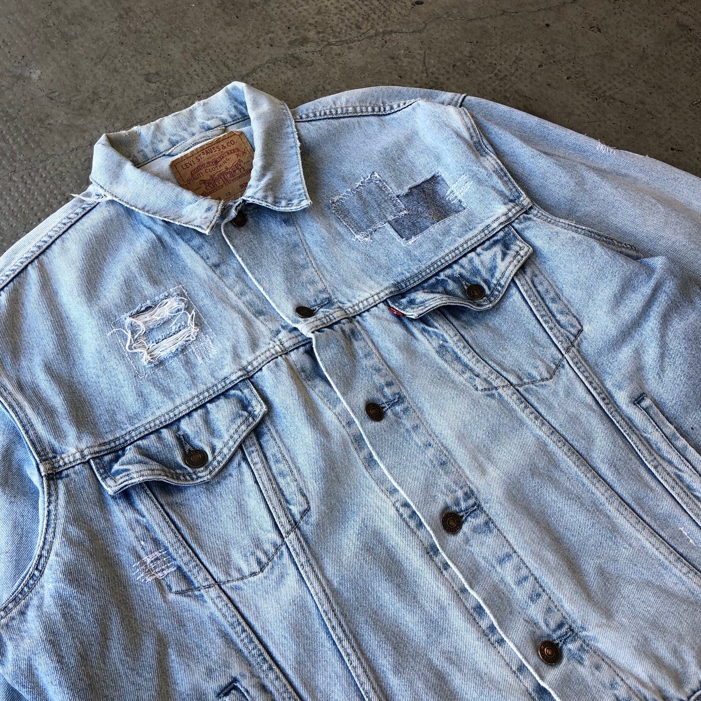 LEVI'S PATCH JACKET LIGHT BLUE