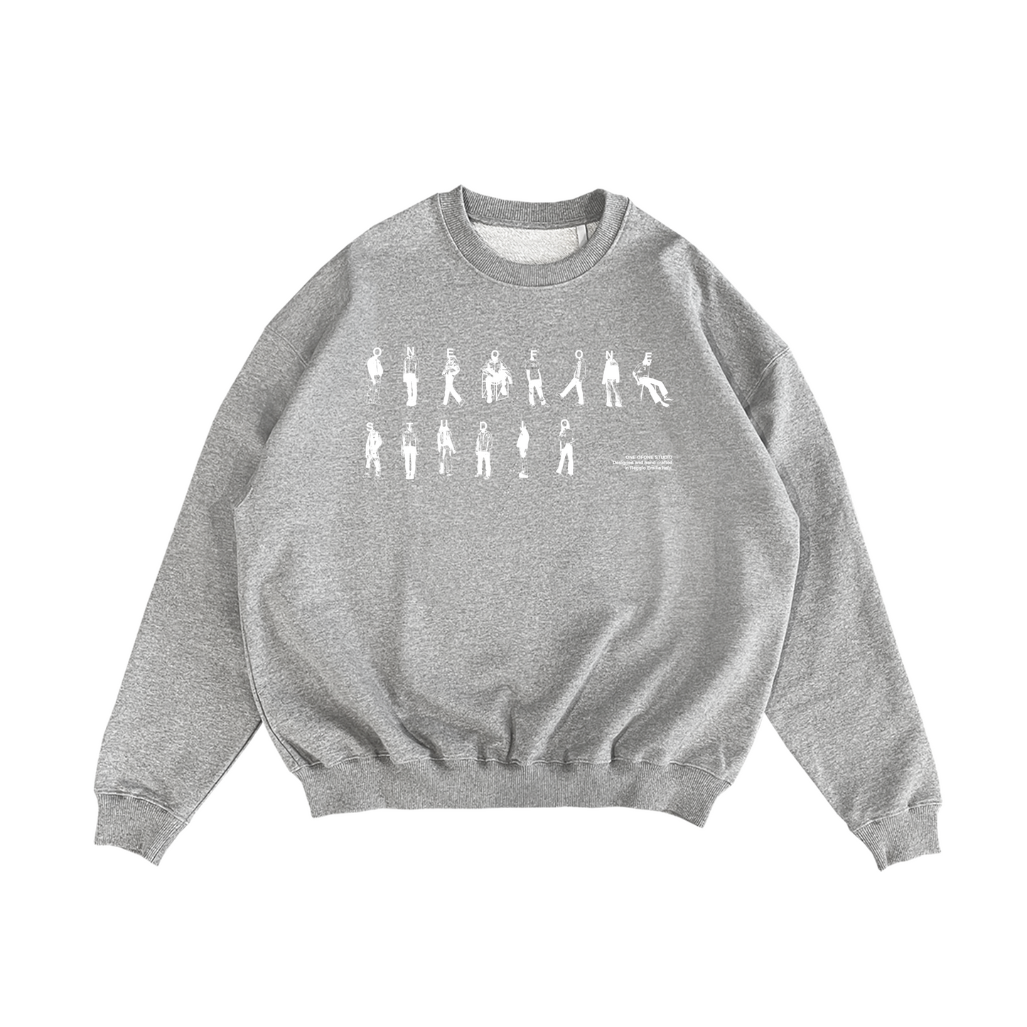 1OF1 COMMUNITY CREWNECK -  Heather grey - OneofOnestudio