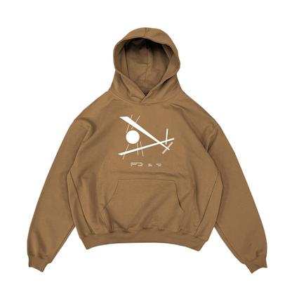 KANDINSKIJ “PUNTO LINEA” HOODIE - Camel - OneofOnestudio