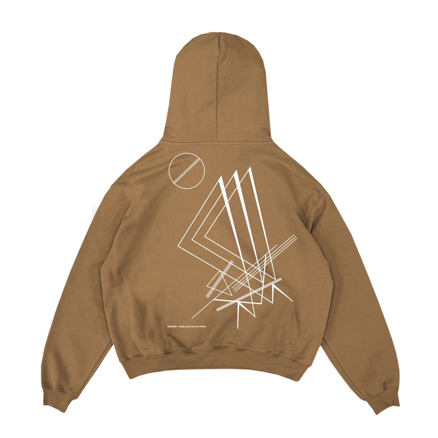 KANDINSKIJ “PUNTO LINEA” HOODIE - Camel - OneofOnestudio